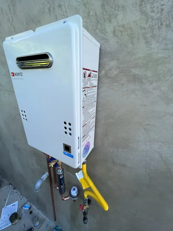 Tankless water heater installation for New Hope homes